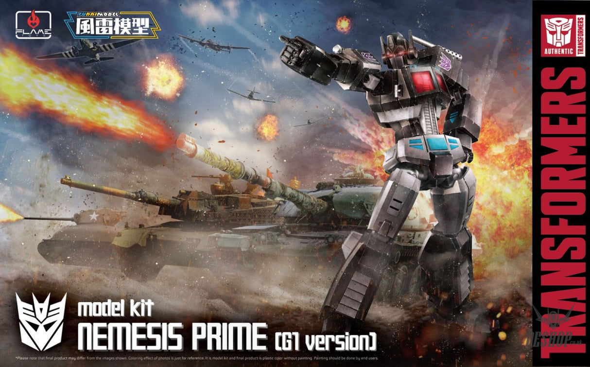 Flame Toys Furai Model Nemesis Prime (G1 Ver.) Transformers Model Kit Limited Edition Scale Model Kits