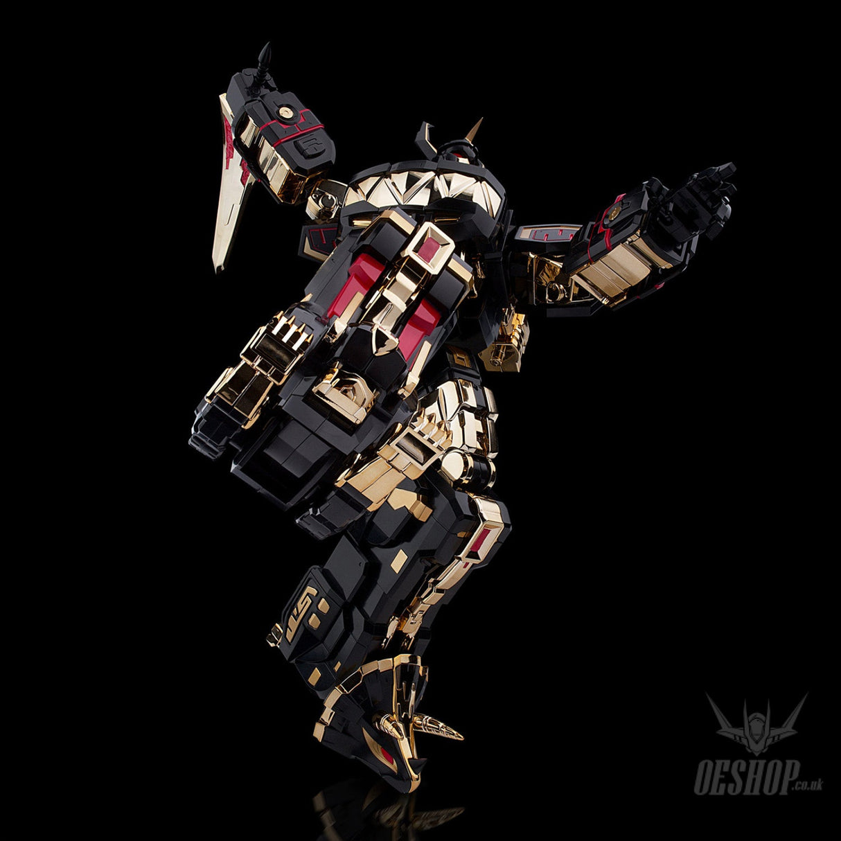 Flame Toys Furai Model Power Rangers Megazord Model Kit Black Limited Ver. - Scale Model Kits