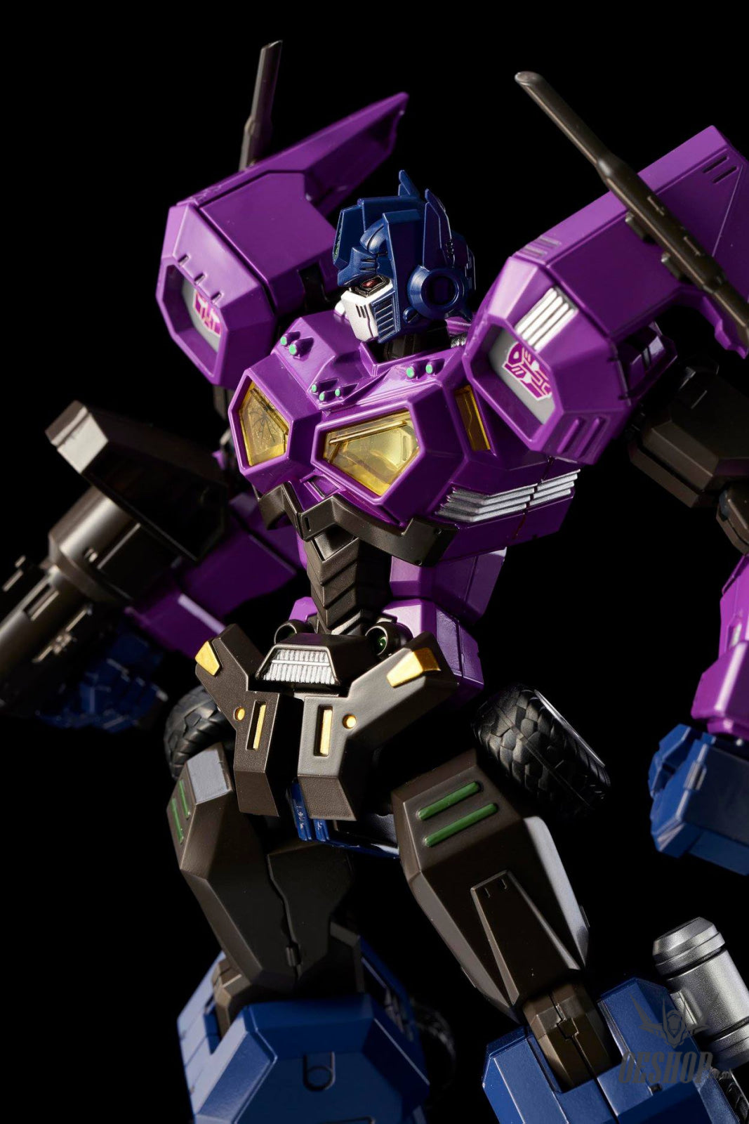 Flame Toys Furai Model Shattered Glass Optimus Prime Attack Mode Transformers Kit