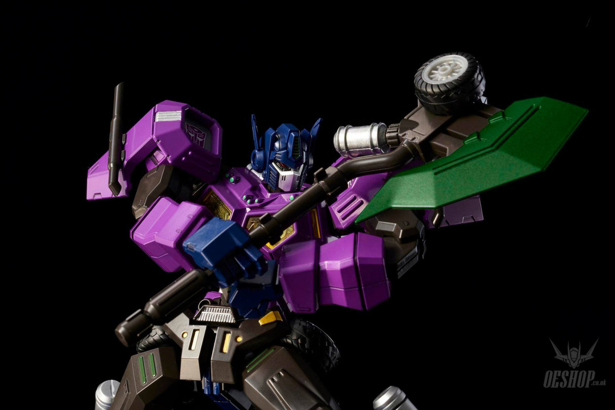 Flame Toys Furai Model Shattered Glass Optimus Prime Attack Mode Transformers Kit