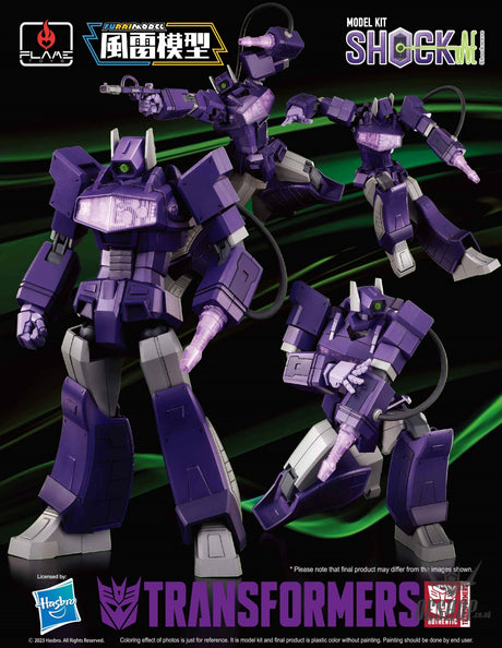 Flame Toys Furai Model Shockwave Transformers Model Kit Scale Model Kits