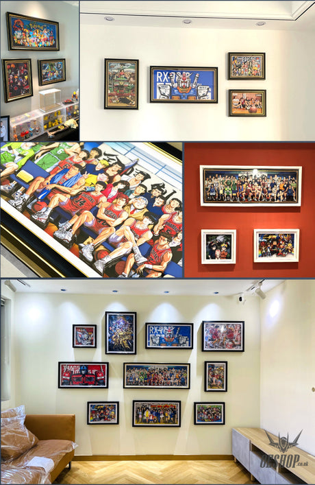 Framed Arts Handmade 3D Decor Paper Art Picture Mecha Robot ZGMF-X20A Picture Frames