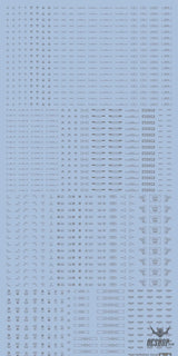 Funny Cat E-HD 1/100 Universal Marking HD Series High-Definition Water Decals Funny Cat Decals E-HD 03 Gray Decals