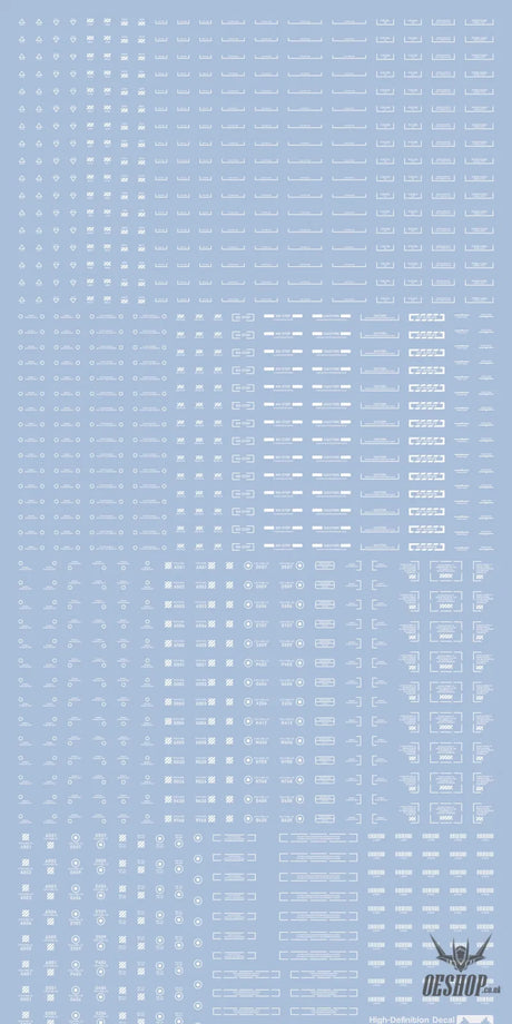 Funny Cat E-HD 1/100 Universal Marking HD Series High-Definition Water Decals Funny Cat Decals E-HD 03 Write Decals