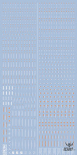 Funny Cat E-HD 1/100 Universal Marking HD Series High-Definition Water Decals Funny Cat Decals E-HD 05 Orange Write