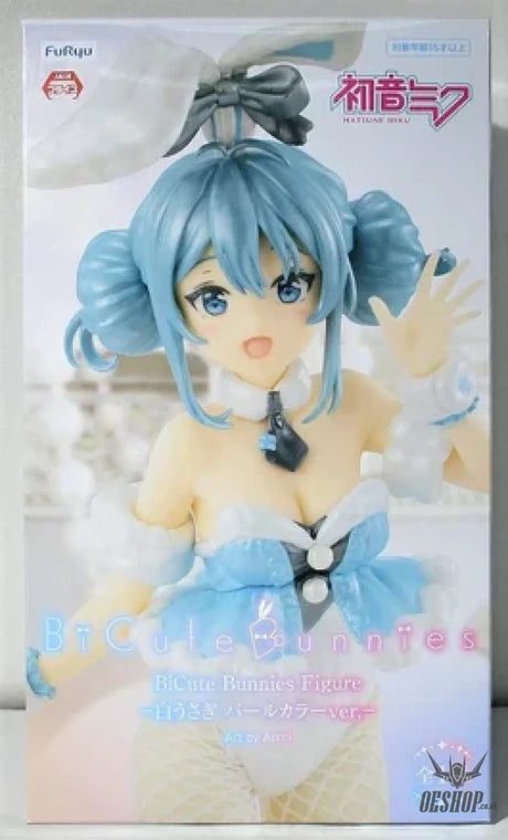 Furyu Hatsune Miku Bicute Bunnies White Rabbit Figure - 28 CM Action & Toy Figures