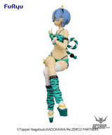 Furyu Re: ZERO: Noodle Stopper Statue: Rem (Demon Costume Another Colour Version) Action & Toy Figures