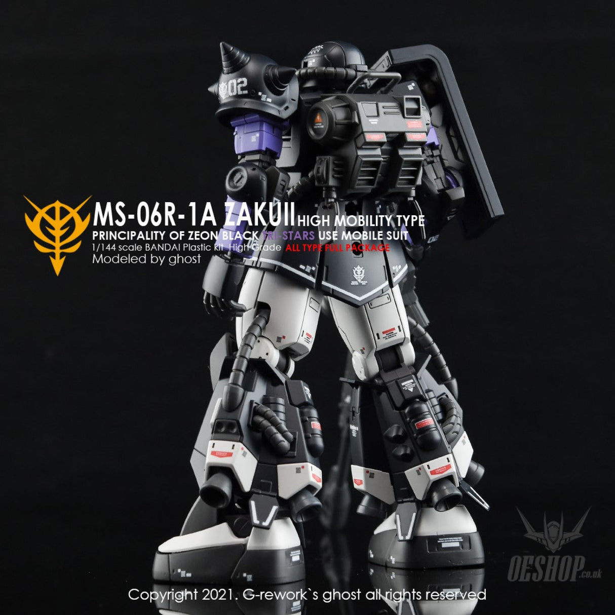 G-Rework Decals - [HG] Origin MS-06R-1A Zaku II (Black Tri-Stars Full Set) CD-H152 G-Rework 7.99 OEShop
