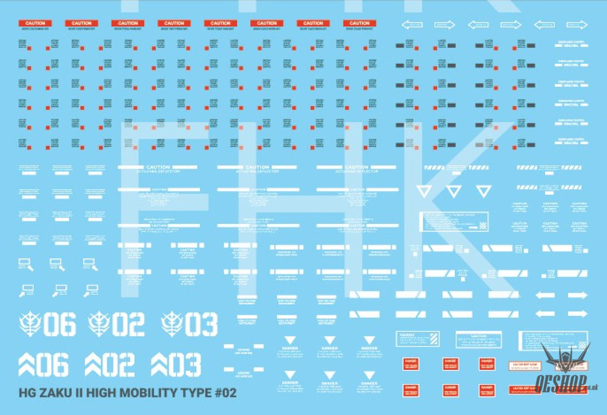 G-Rework Decals - [HG] Origin MS-06R-1A Zaku II (Black Tri-Stars Full Set) CD-H152 G-Rework 7.99 OEShop