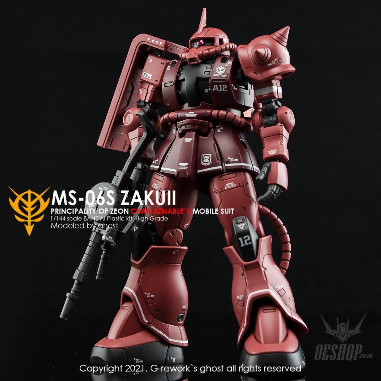 G-Rework Decals - [HG] Origin MS-06S Zaku II (Char Aznable) CD-HO-01 G-Rework 4.49 OEShop