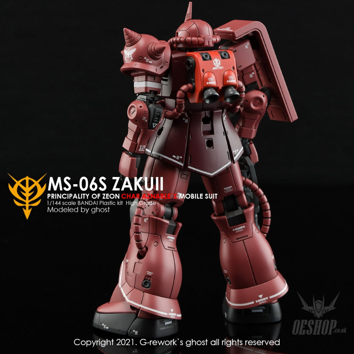 G-Rework Decals - [HG] Origin MS-06S Zaku II (Char Aznable) CD-HO-01 G-Rework 4.49 OEShop