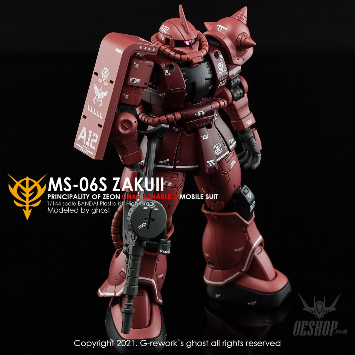 G-Rework Decals - [HG] Origin MS-06S Zaku II (Char Aznable) CD-HO-01 G-Rework 4.49 OEShop