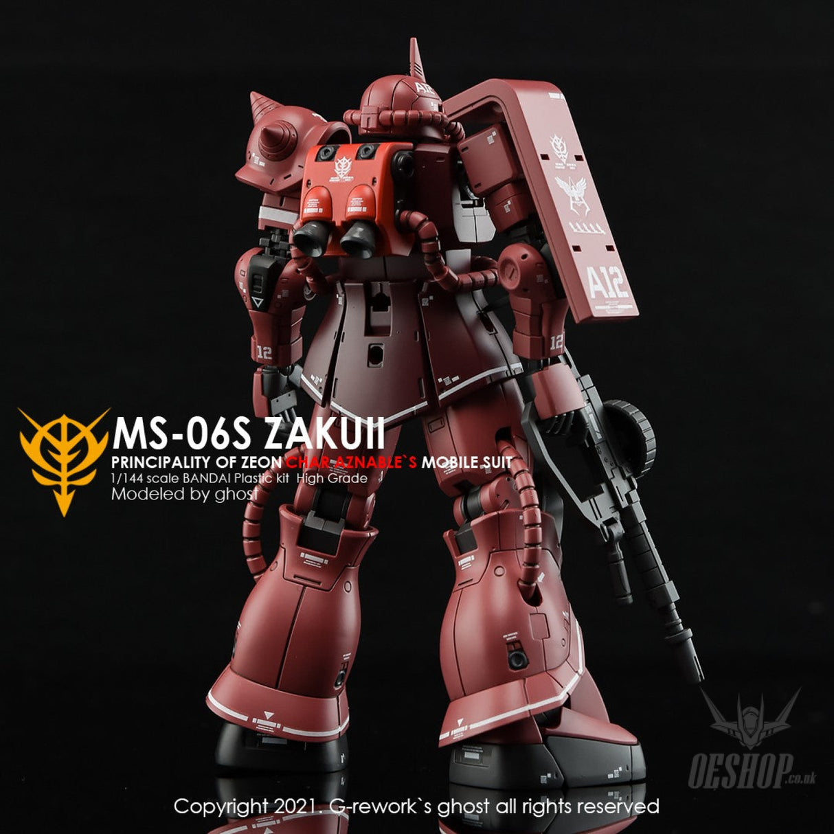 G-Rework Decals - [HG] Origin MS-06S Zaku II (Char Aznable) CD-HO-01 G-Rework 4.49 OEShop