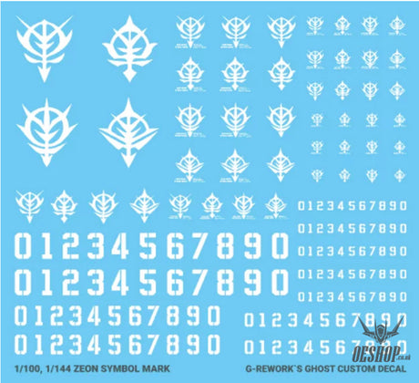 G-Rework Decals - [MG] [HG] Zeon Mark CD-CAU-JM1 G-Rework 4.99 OEShop