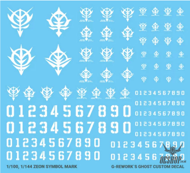 G-Rework Decals - [MG] [HG] Zeon Mark CD-CAU-JM1 G-Rework 4.99 OEShop