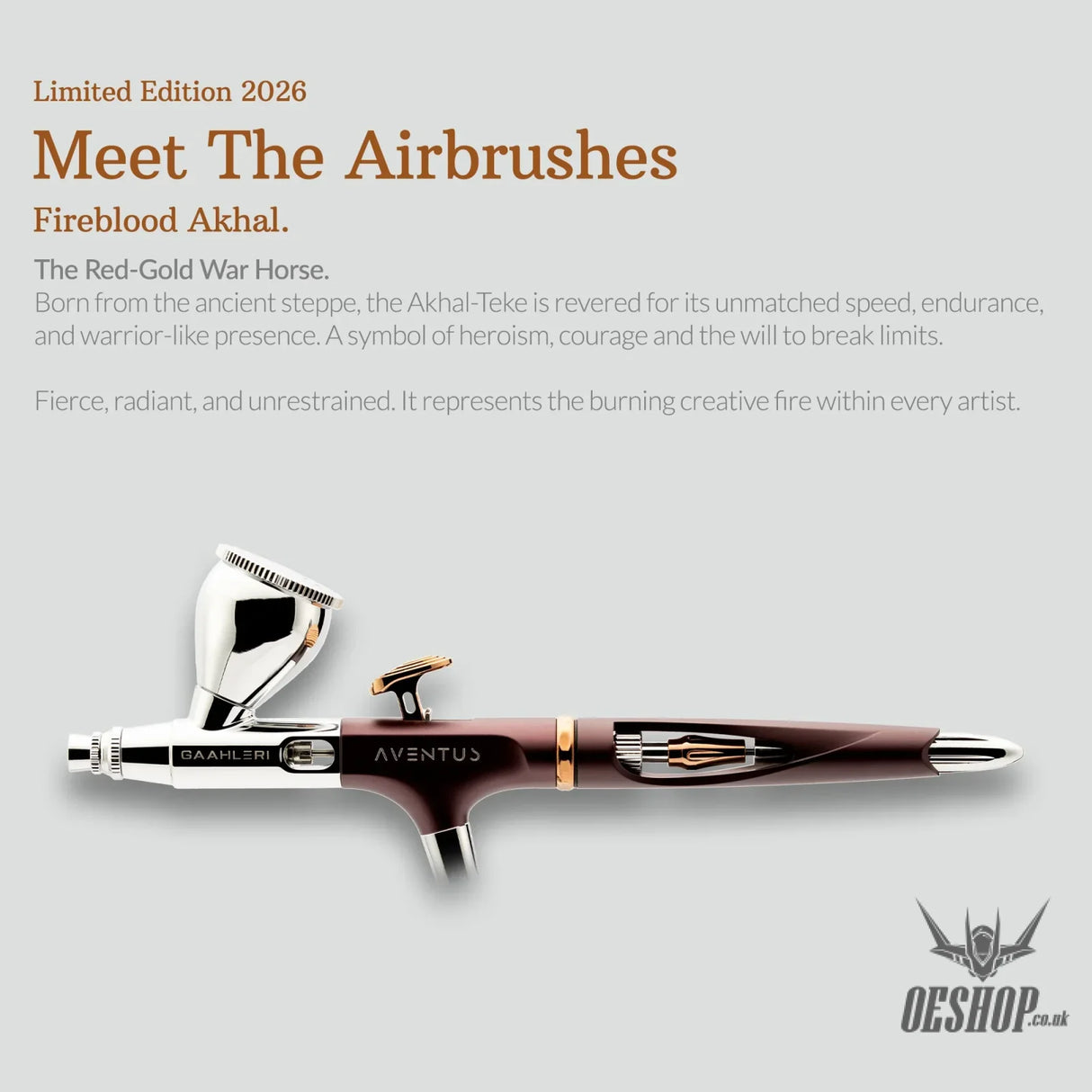 Gaahleri Ace Series Aventus Airbrush The Stallions - 2026 Limited Edition - Airbrushes