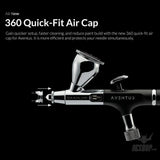 Gaahleri Ace Series Aventus Black Aurora 0.2 & 0.4mm Airbrush - Airbrushes