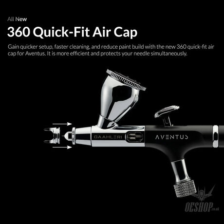 Gaahleri Ace Series Aventus Black Aurora 0.2 & 0.4mm Airbrush - Airbrushes