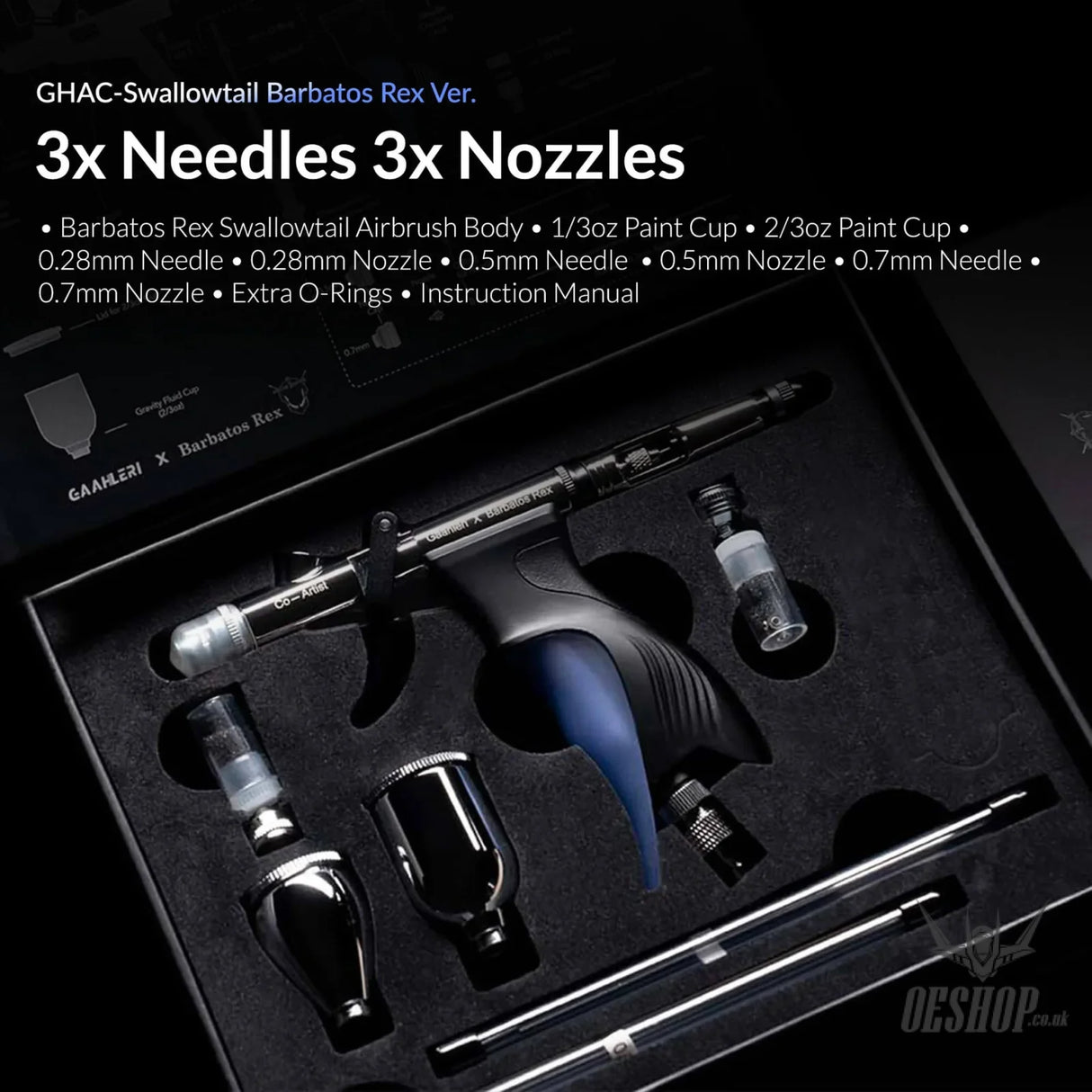 Gaahleri Ace Series GHAC-Swallowtail Barbatos Rex Ver. Airbrush Airbrushes