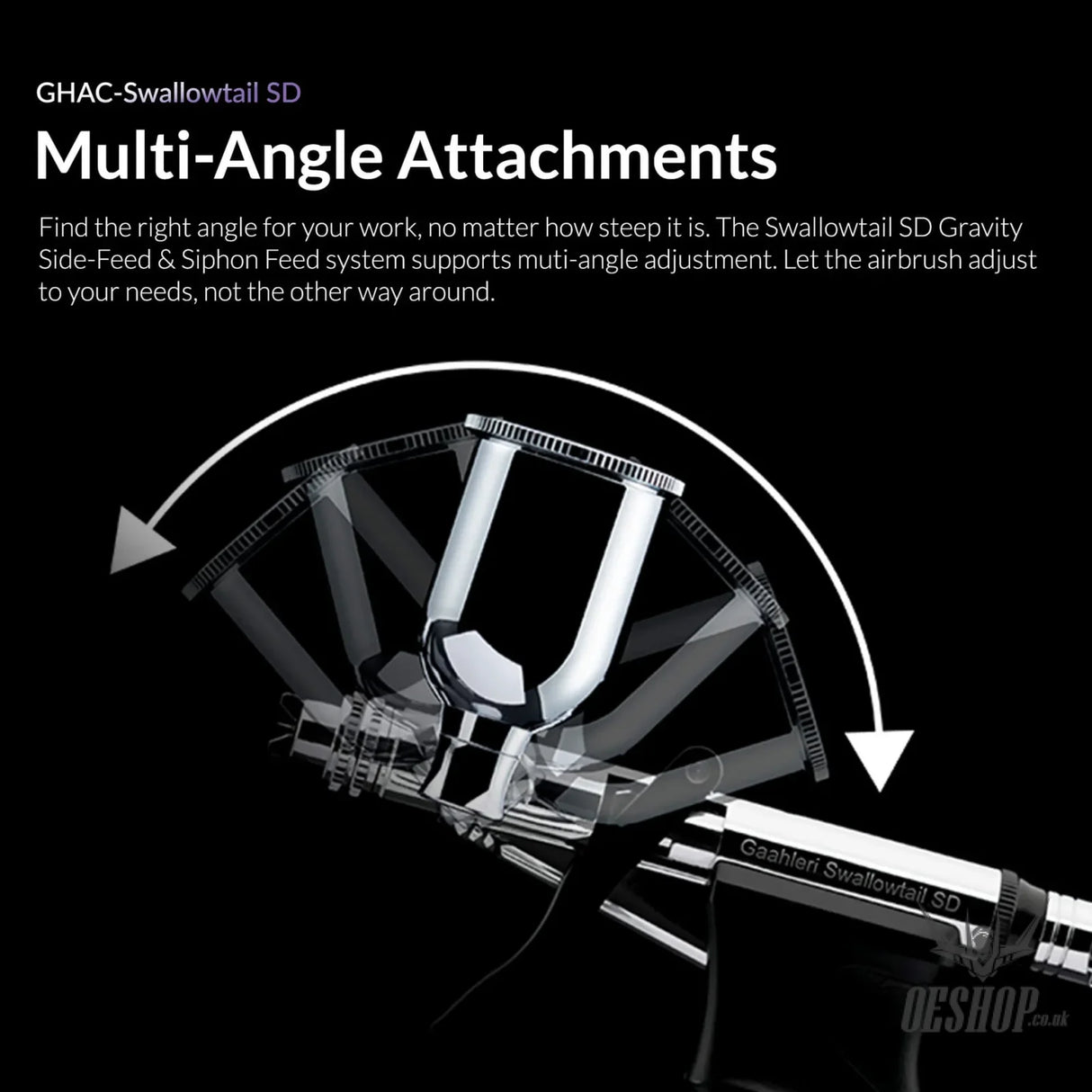 Gaahleri Ace Series GHAC-Swallowtail SD Airbrush Airbrushes