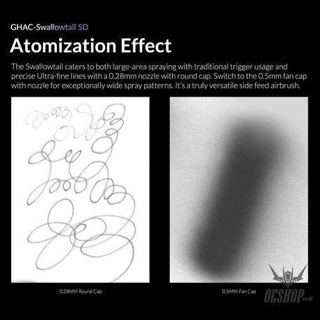 Gaahleri Ace Series GHAC-Swallowtail SD Airbrush Airbrushes