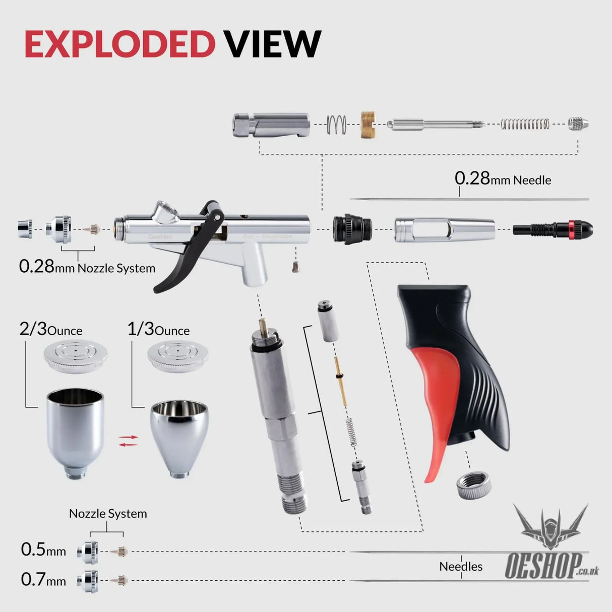 Ace Series GHAC-Swallowtail Studio G Ver. Airbrush Airbrushes