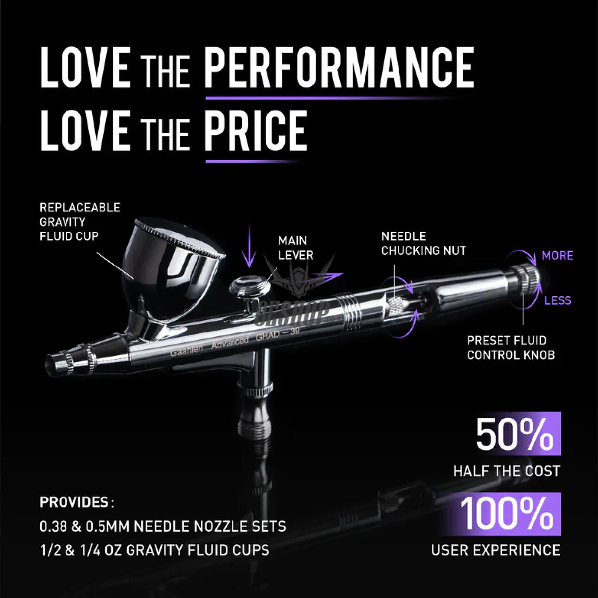 Gaahleri Advanced Series GHAD-39 Airbrush Airbrushes