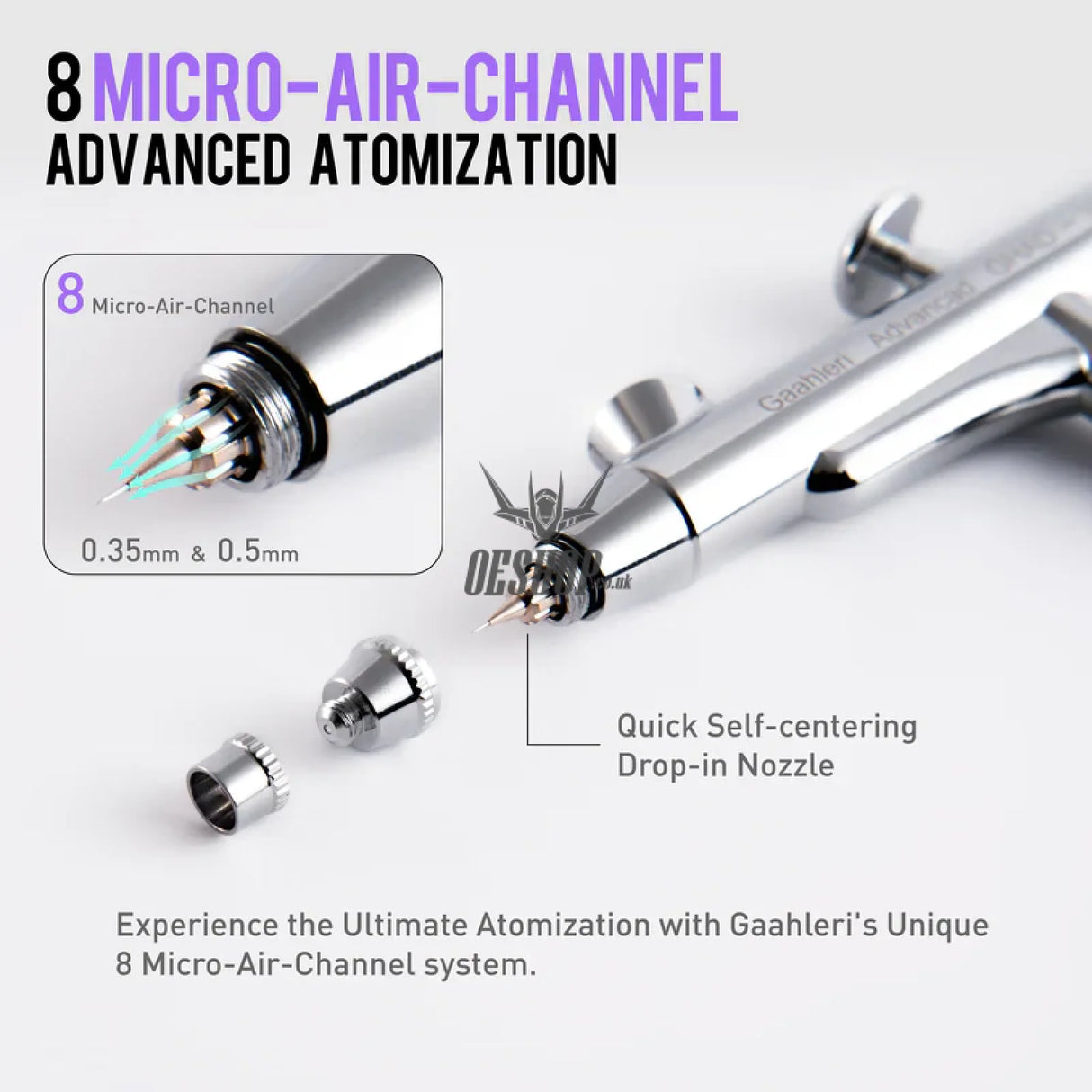 Gaahleri Advanced Series GHAD-39 Airbrush Airbrushes