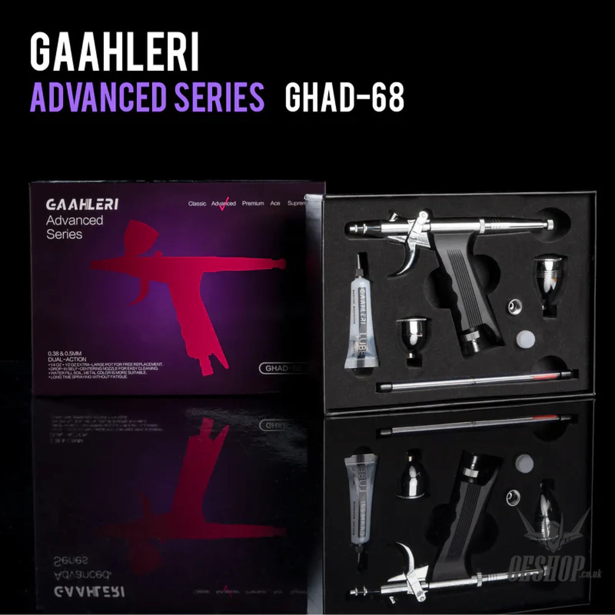 Gaahleri Advanced Series GHAD-68 Airbrush Airbrushes