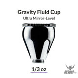Ultra Mirror-Level Gravity Fluid Airbrush Cup Airbrush Accessories