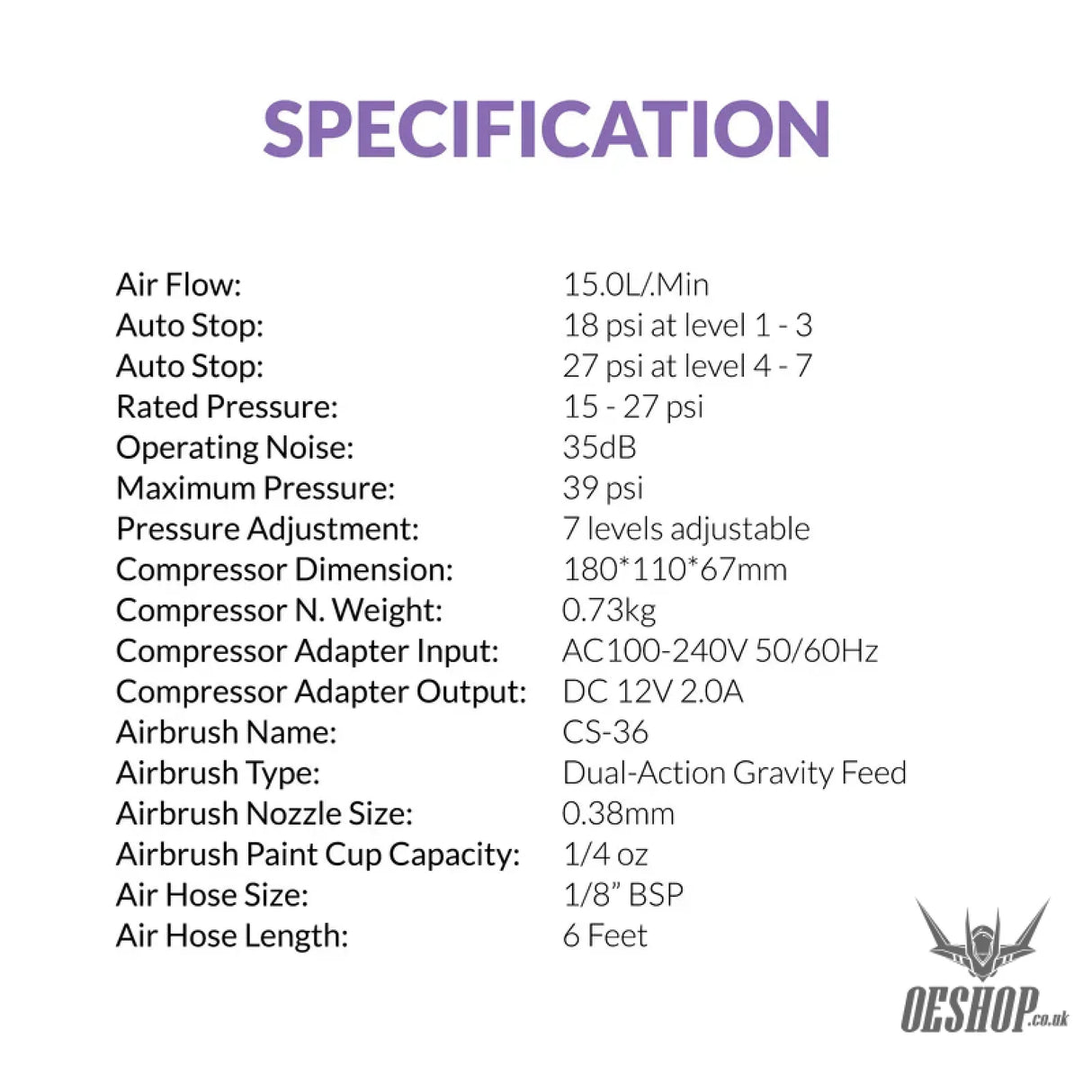 Gaahleri Ambition Series GTS-06 Serenair Mini Compressor Compressor