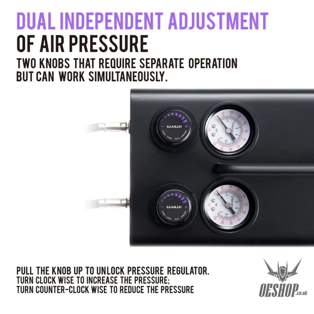 Gaahleri Dual Drive Series Airbrush Air Compressor GT-918 Compressor