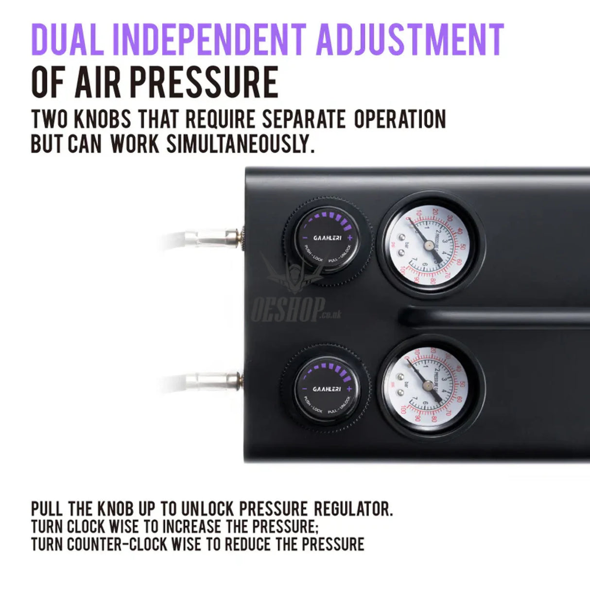 Gaahleri Dual Drive Series Airbrush Air Compressor GT-918 Compressor