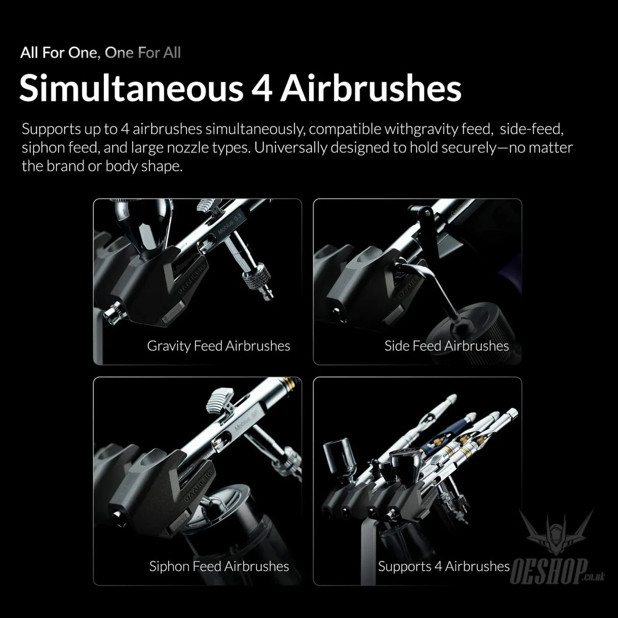 Gaahleri Element XIII Series AirClamp Airbrush Accessories