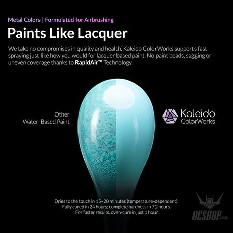 Gaahleri Kaleido ColorWorks 12 Metal Colors Set Painting Consumables