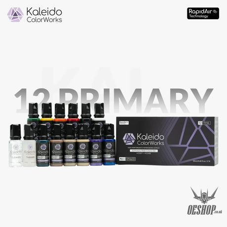 Gaahleri Kaleido ColorWorks 12 Primary Matt Colors Set - Painting Consumables