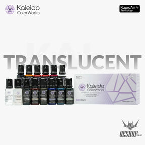Gaahleri Kaleido ColorWorks 12 Translucent Clear Colors Set - Painting Consumables