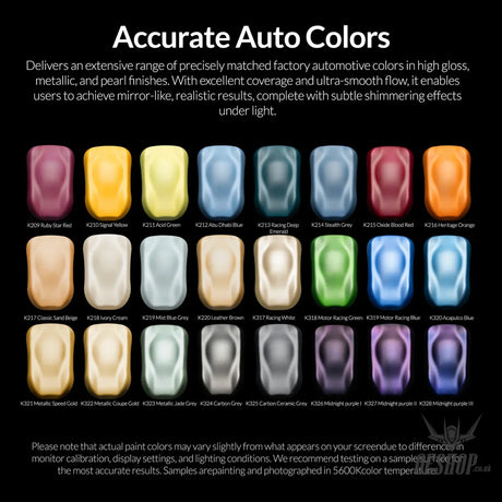 Gaahleri Kaleido ColorWorks 24 Auto Colors Set B - Painting Consumables