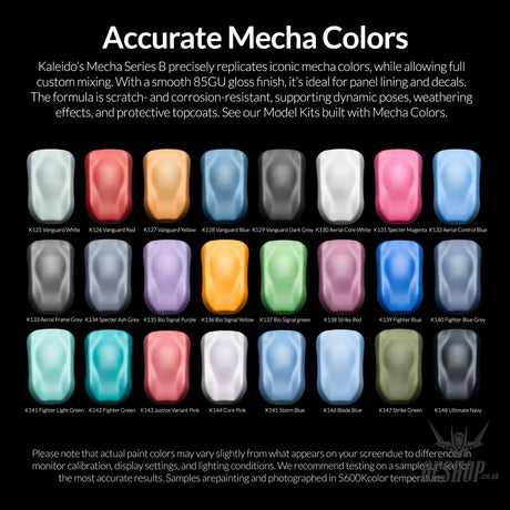 Gaahleri Kaleido ColorWorks 24 Mecha Colors Set B - Painting Consumables