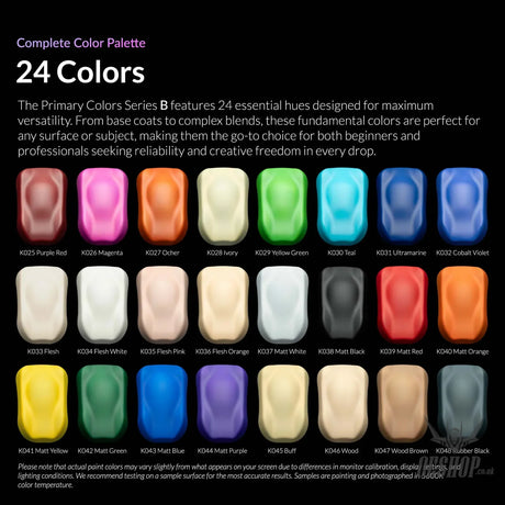 Gaahleri Kaleido ColorWorks 24 Primary Colors Set B - Painting Consumables
