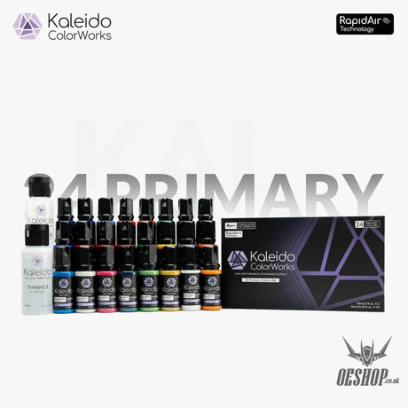 Gaahleri Kaleido ColorWorks 24 Primary Colors Set Painting Consumables