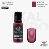 Gaahleri Kaleido ColorWorks Acrylic Paints - Auto Colours 20ml - K209 Ruby Star Red - Painting Consumables