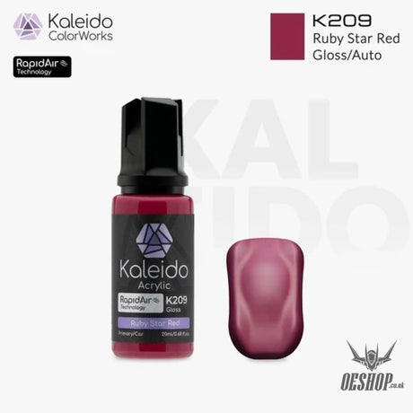 Gaahleri Kaleido ColorWorks Acrylic Paints - Auto Colours 20ml - K209 Ruby Star Red - Painting Consumables