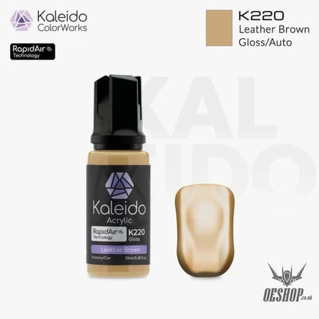 Gaahleri Kaleido ColorWorks Acrylic Paints - Auto Colours 20ml - K220 Leather Brown - Painting Consumables