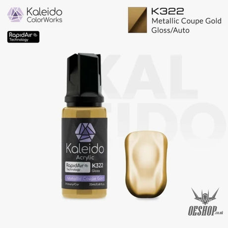 Gaahleri Kaleido ColorWorks Acrylic Paints - Auto Colours 20ml - K322 Metallic Coupe Gold - Painting Consumables