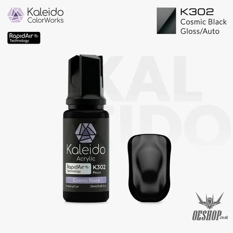 Gaahleri Kaleido ColorWorks Acrylic Paints - Auto Colours K302 Cosmic Black Painting Consumables