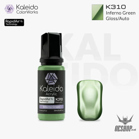 Gaahleri Kaleido ColorWorks Acrylic Paints - Auto Colours K310 Inferno Green Painting Consumables