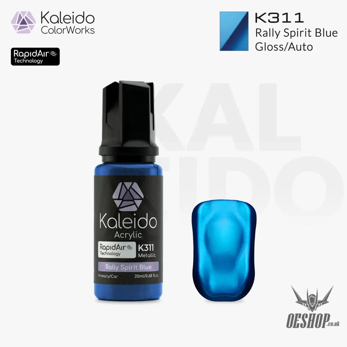 Gaahleri Kaleido ColorWorks Acrylic Paints - Auto Colours K311 Rally Spirit Blue Painting Consumables