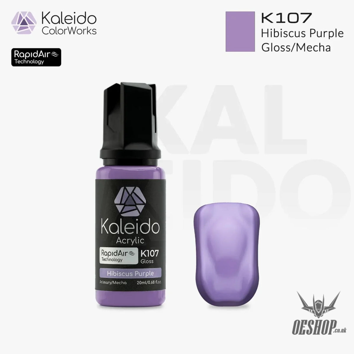 Gaahleri Kaleido ColorWorks Acrylic Paints - Mecha Colours K107 Hibiscus Purple Painting Consumables