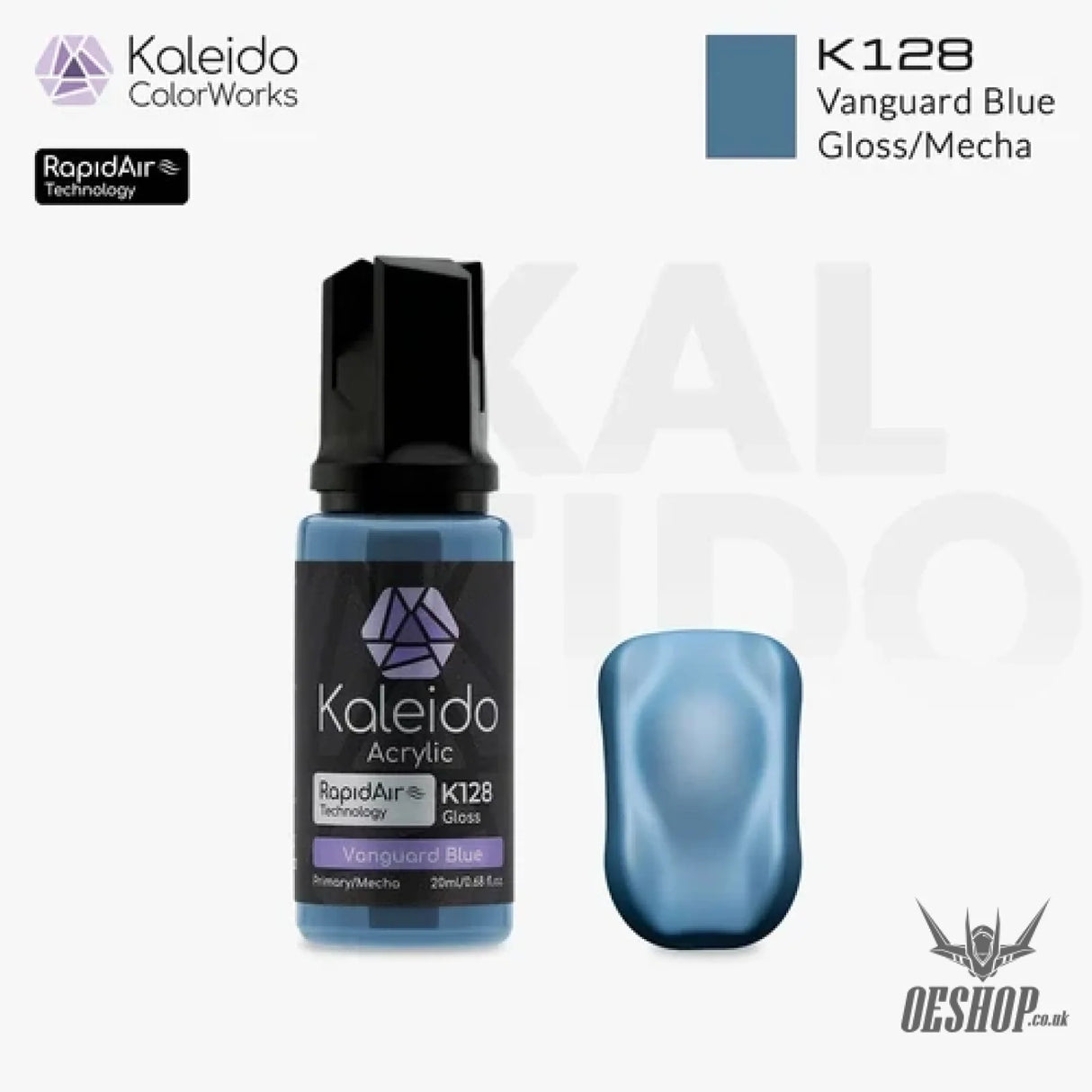 Gaahleri Kaleido ColorWorks Acrylic Paints - Mecha Colours 20ml - K128 Vanguard Blue - Painting Consumables